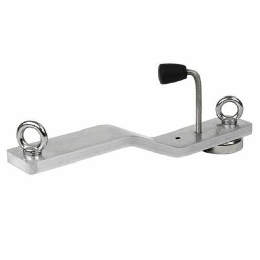 Diving Magnet with Aluminium Handle &amp; Eyebolts - 139Kg to 278kg Pull