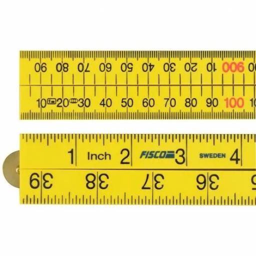 Nylon folding ruler 1metre / 39 inches